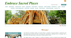 Desktop Screenshot of embracesacredplaces.org