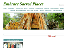 Tablet Screenshot of embracesacredplaces.org